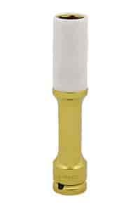 19mm Extra Thin Wall Deep Wheel Protector Impact Socket Yellow