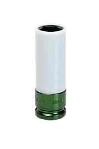 3/4" Extra Thin Wall Wheel Protector Impact Socket Light Green
