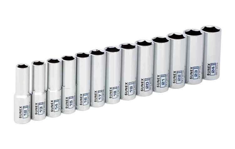 13PC.1/2"DR DEEP SOCK-MM
