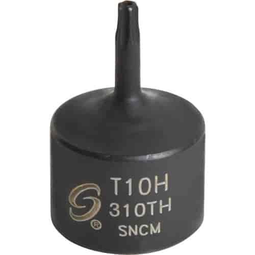 T10H Stubby TAMPR Internal Star Impact Socket 3/8" Drive
