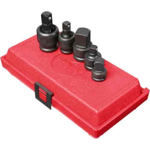 5pc. Adapter and Universal Joint Impact Set 3/8" & 1/2" Drive
