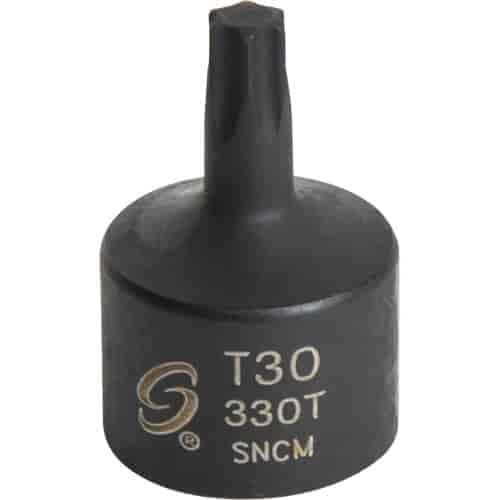T30 Stubby Internal Star Impact Socket 3/8" Drive