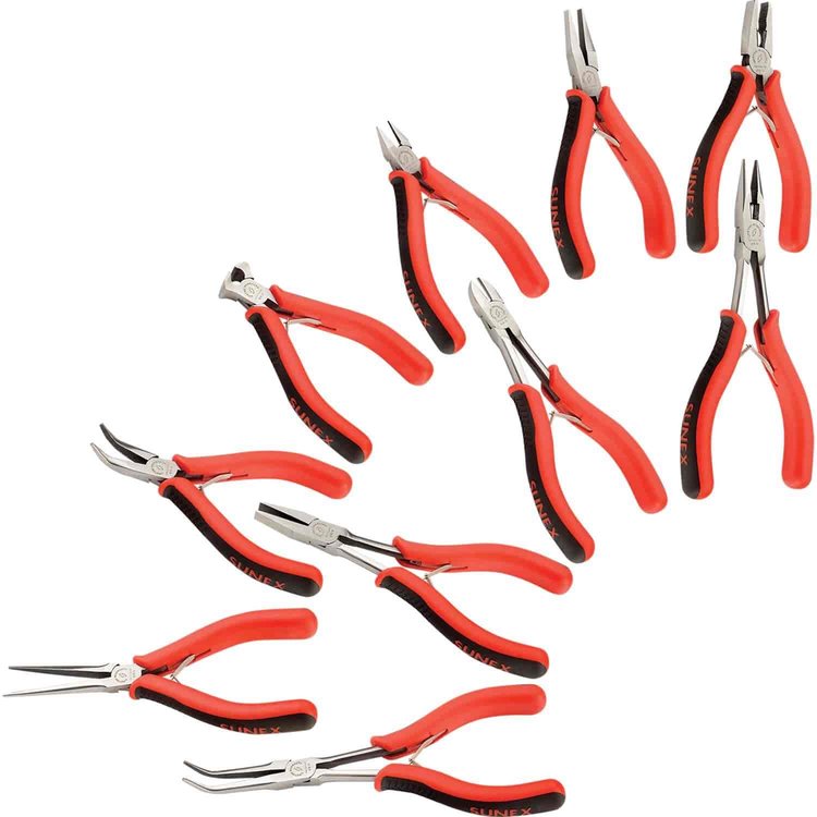10PC PRECISION PLIERS