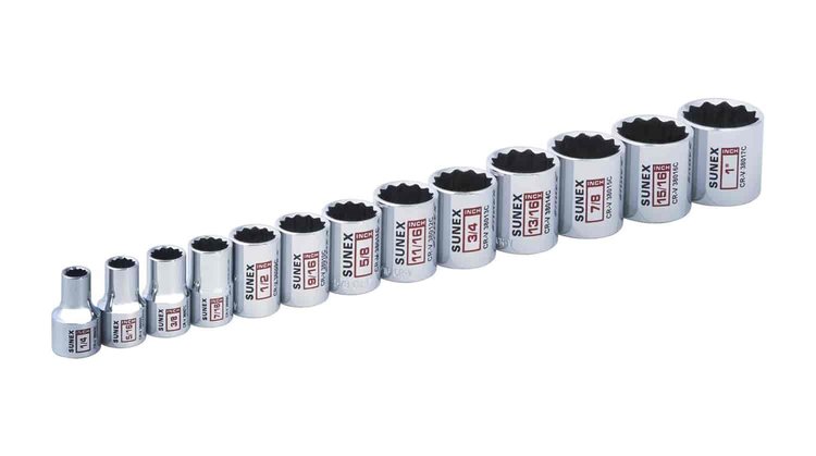 13PC.3/8"DR SOCK SET-SAE