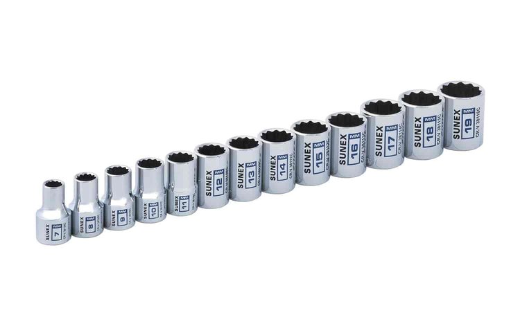 13PC.3/8"DR SOCK SET-MM