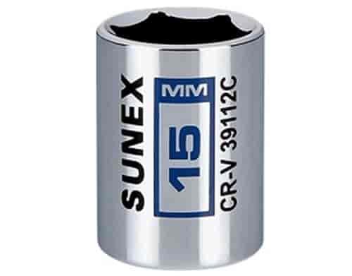 15MM CHROME SOCKET 12 PT