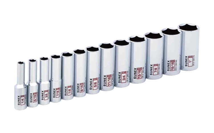 13PC.3/8"DR DEEP SOCK-SAE