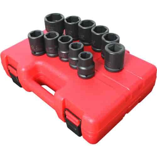 11pc. SAE Truck Service Impact Socket Set 3/4" Drive