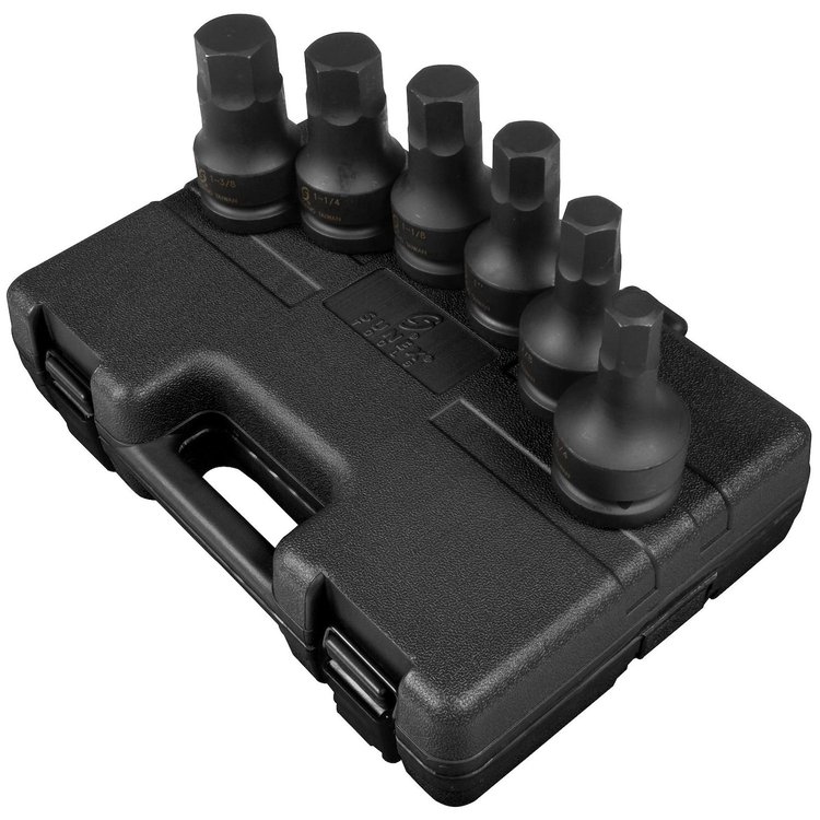 1" Dr SAE Hex Driver Set