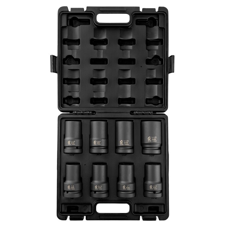 1" SAE Impact Socket Set
