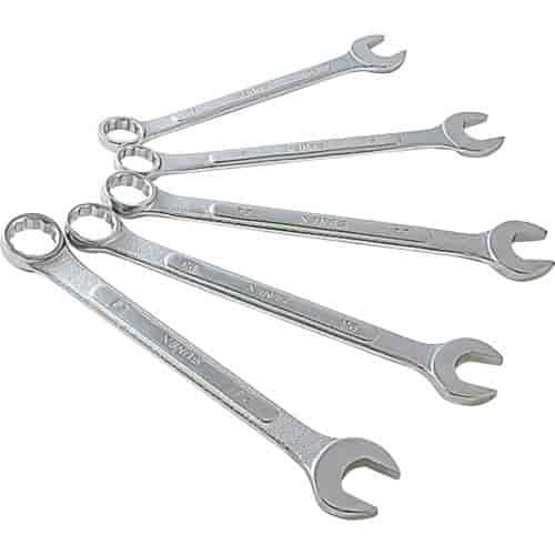 5 Pc. Raised Panel Metric Combination Wrench Set