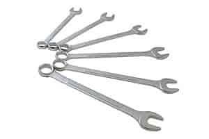 6 Pc. Metric Raised Panel Combination Wrench Set Raised panel design