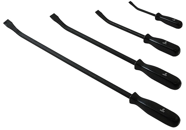 Pry Bar Set Black Handle