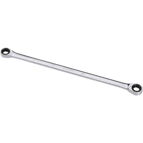 7/16" x 1/2" Extra Long Double Box Ratcheting Wrench