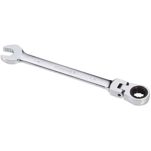 7/16" V-Groove Flex Head Combination Ratcheting Wrench