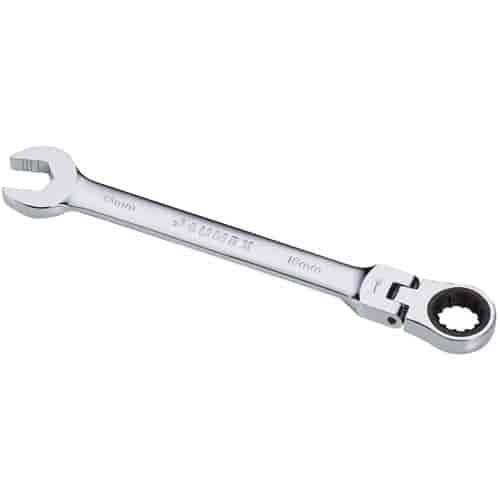 18mm V-Groove Flex Head Combination Ratcheting Wrench