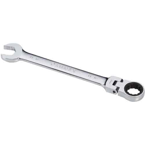 11/16" V-Groove Flex Head Combination Ratcheting Wrench