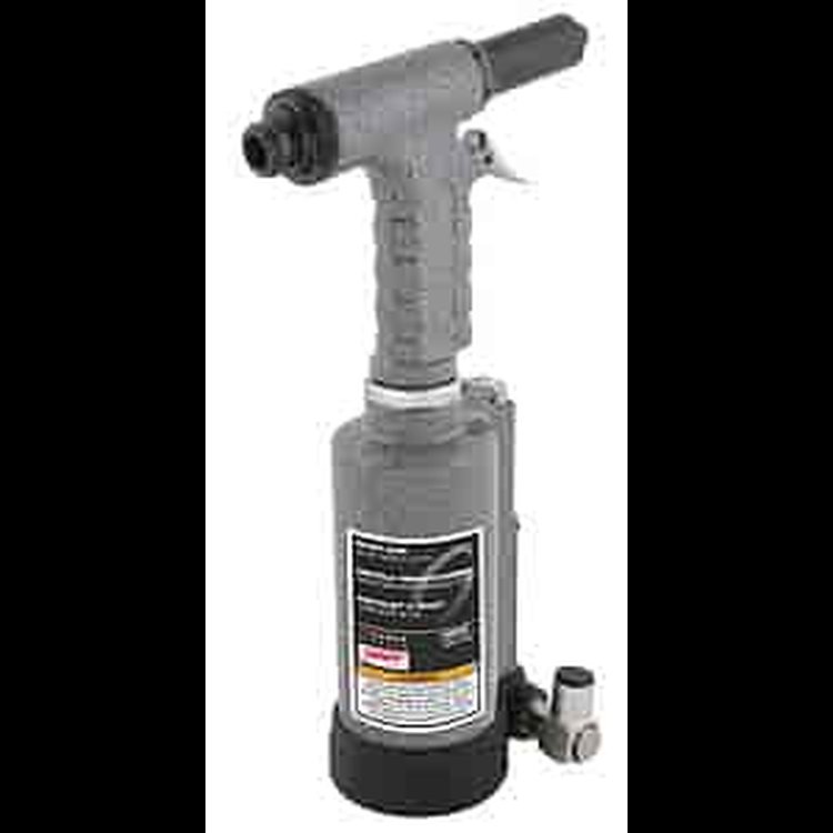 3/16" Heavy Duty Rivet Gun Features a pulling (traction) power of 1,983 ft. lbs.