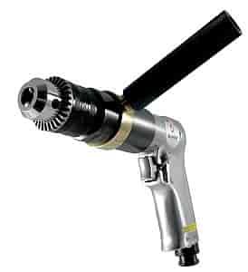 1/2" Drive Reversible Air Drill with Chuck Planetary gearing for smooth operation & extended life