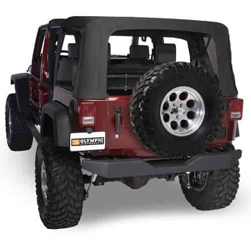 Rear Rock Bumper 2007-2013 JK Wrangler 2 & 4 Doors
