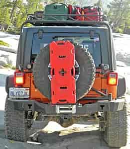 Smuggler Rear Bumper with Tuff n EZ Tire Carrier 2007-2013 Wrangler JK 2 & 4-Door