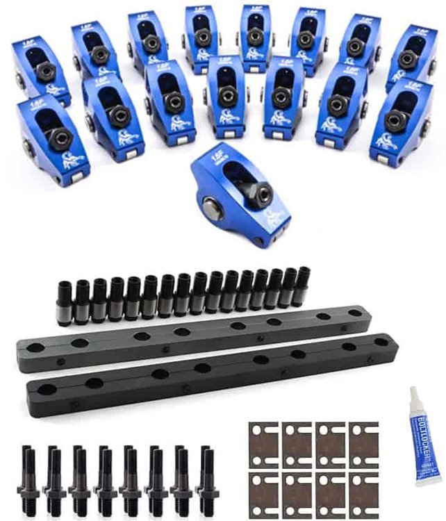 Race Series Rocker Arm Kit Small Block Ford V8 289-351W 1.6 Ratio