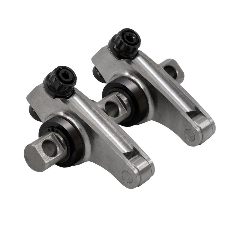 SCP3604 Shaft Rocker Arm Set for GM LS1, 1.7/1.8 Ratio, Steel Bodies, Bronze Bushings [Standard Finish]