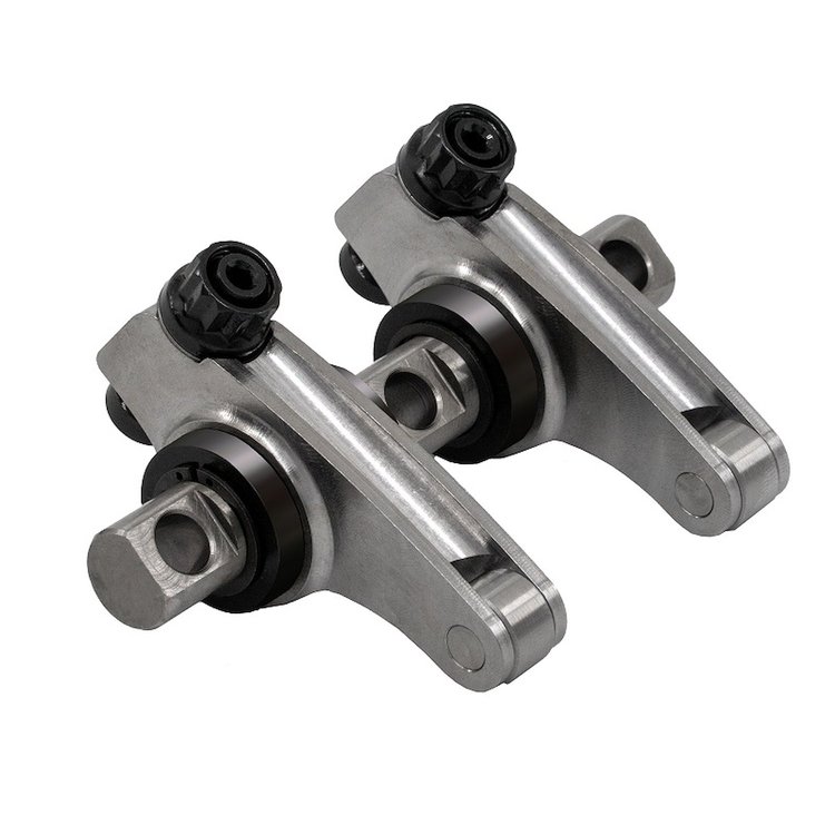 SCP3614 Shaft Rocker Arm Set for GM LS3/L92, AFR Mongoose & Trickflow Gen X 255 Heads, 1.8 Ratio, Steel [Standard Finish]