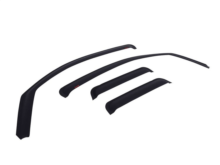 571505 In-Channel Window Visors, Front & Rear Set, Matte Black Finish