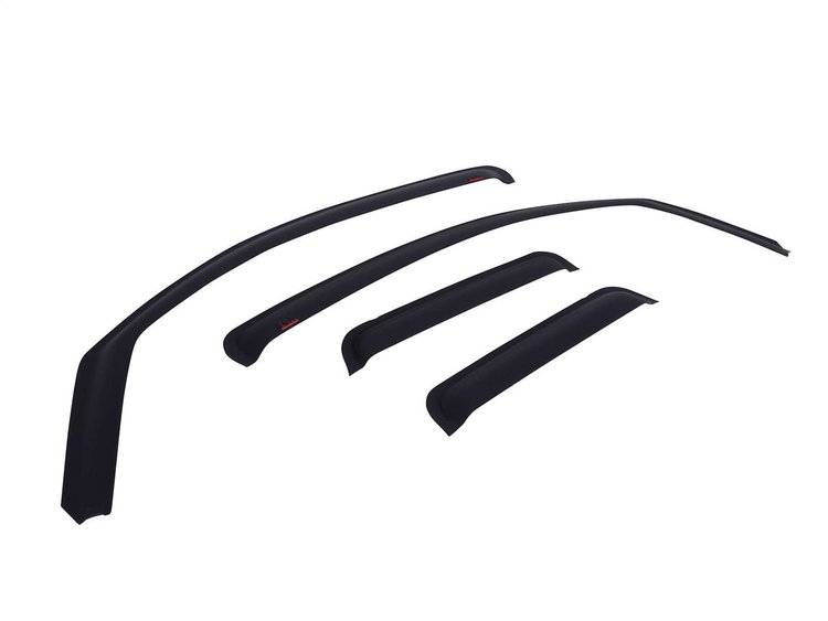 572655 In-Channel Window Visors, Front & Rear Set, Matte Black Finish