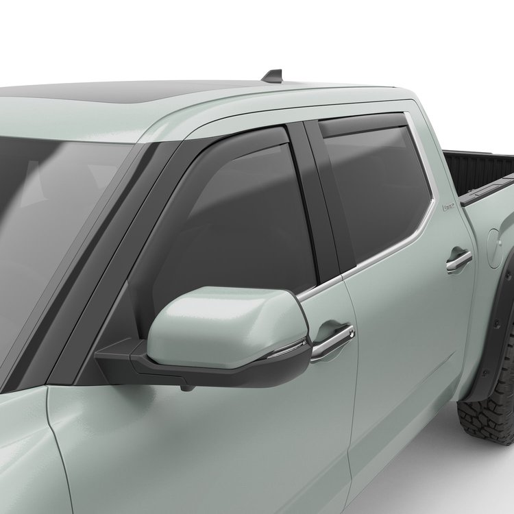 575405 In-Channel Window Visors, Front & Rear Set, Matte Black Finish