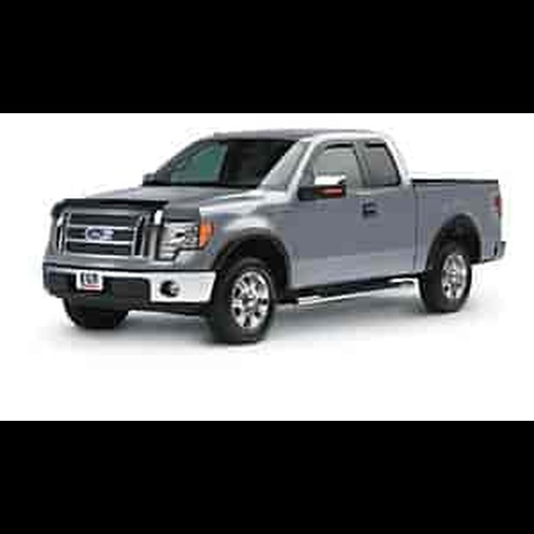 Tape-On Side Window Visors 2004-2008 F150 Pickup Super Cab