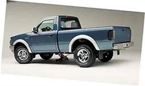 Rugged Look Fender Flare Set of 4 No-Drill Front And Rear