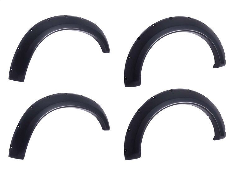791505 Traditional Bolt-On Look Fender Flares, with Black-Out Bolt Kit, Set of 4