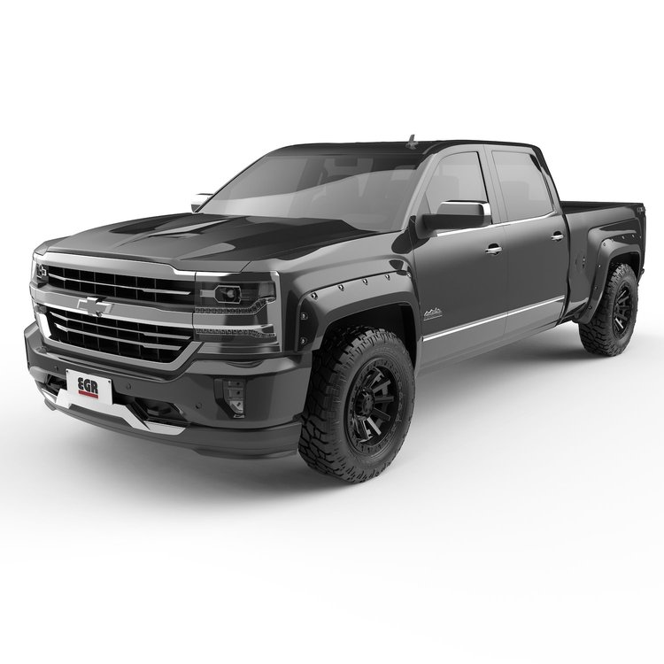 791574-GBA Bolt-On Look Fender Flare Set-Paint To Code