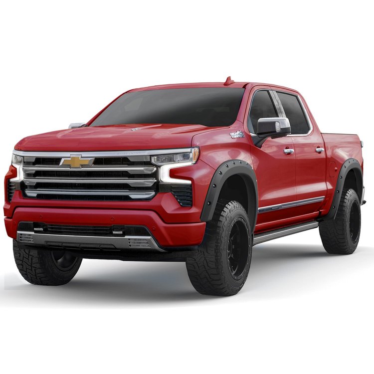 791654 Traditional Bolt-On Look Fender Flares, Black, Set of 4