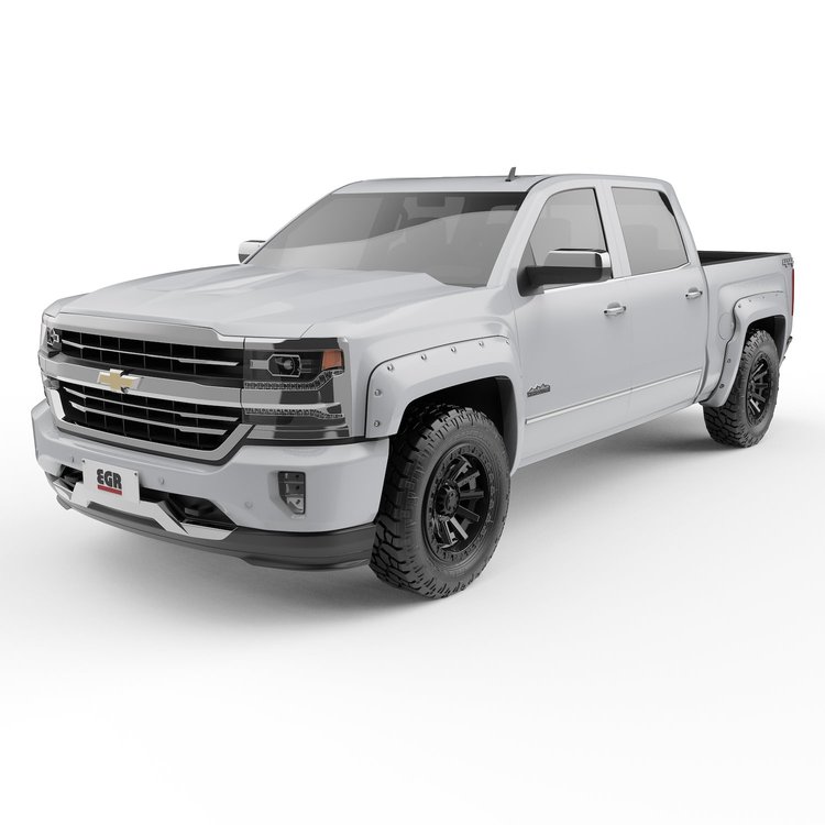 791674-GAZ Bolt-On Look Fender Flare Set, Paint To Code - Summit White (OEM Color Code: GAZ)
