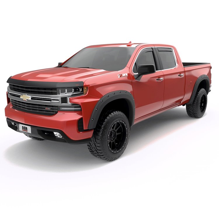 791694 Traditional Bolt-On Look Fender Flares, Black, Set of 4