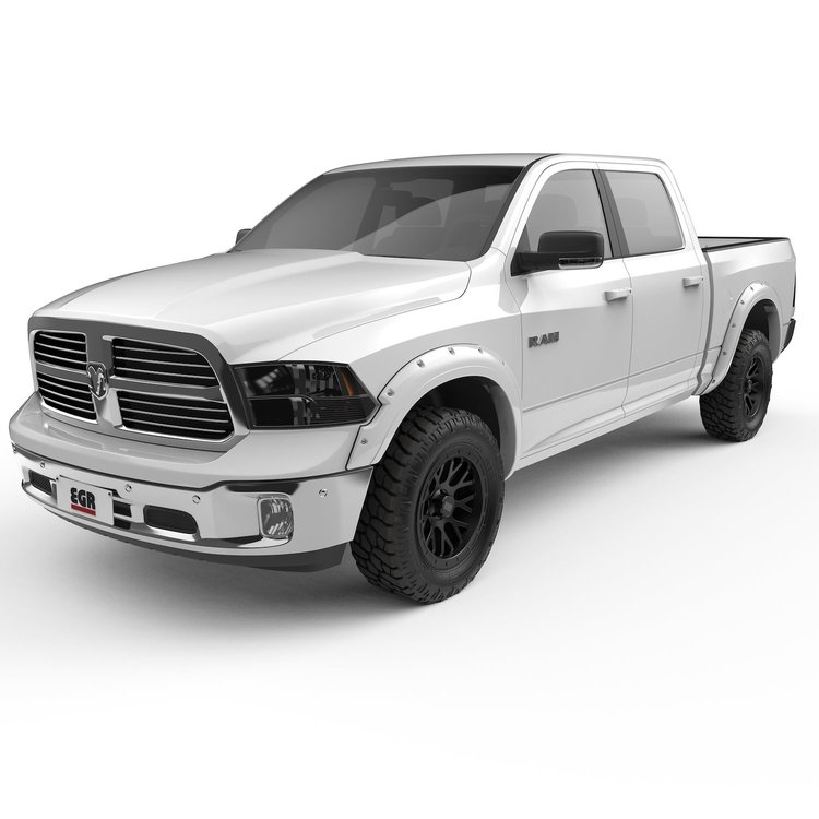 792654-PW7 Bolt-On Look Fender Flare Set, Paint To Code - Bright White