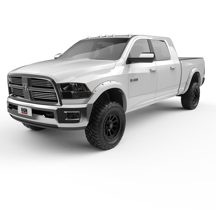 792854-PW7 Bolt-On Look Fender Flare Set, Paint To Code - Bright White (OEM Color Code: DW7)