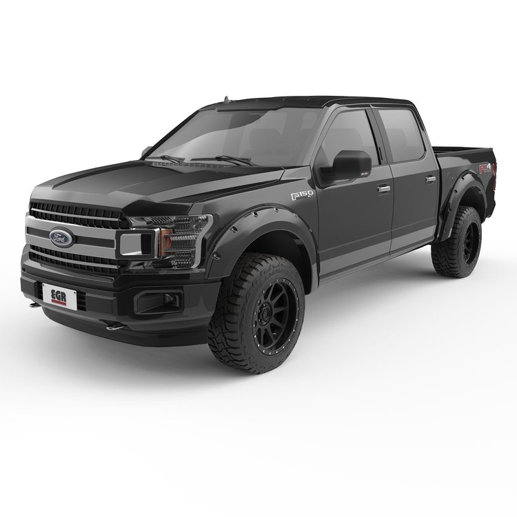 793574-G1 Bolt-On Look Fender Flare Set, Paint To Code - Shadow Black (OEM Color Code: G1)
