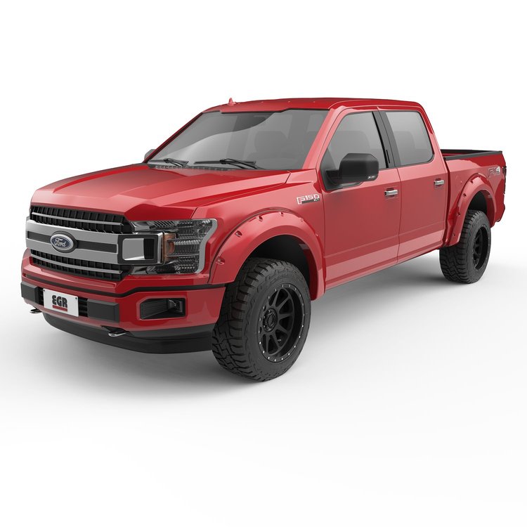 793574-PQ Bolt-On Look Fender Flare Set, Paint To Code - Race Red (OEM Color Code: PQ)