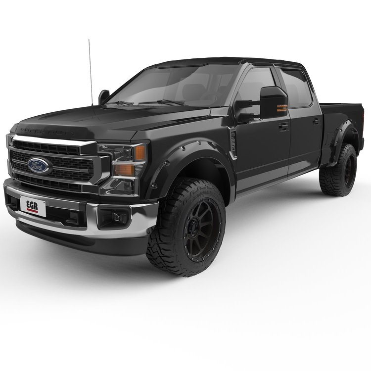 793914-G1 Bolt-On Look Fender Flare Set, Paint To Code - Shadow Black (OEM Color Code: G1)