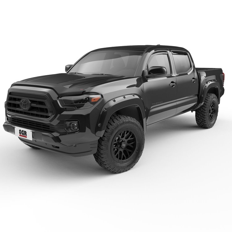 795084-202 Bolt-On Look Fender Flare Set, Paint To Code - Black (OEM Color Code: 202)