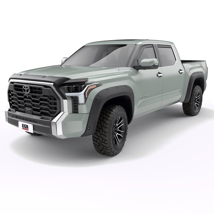 795404 Traditional Bolt-On Look Fender Flares, Black, Set of 4