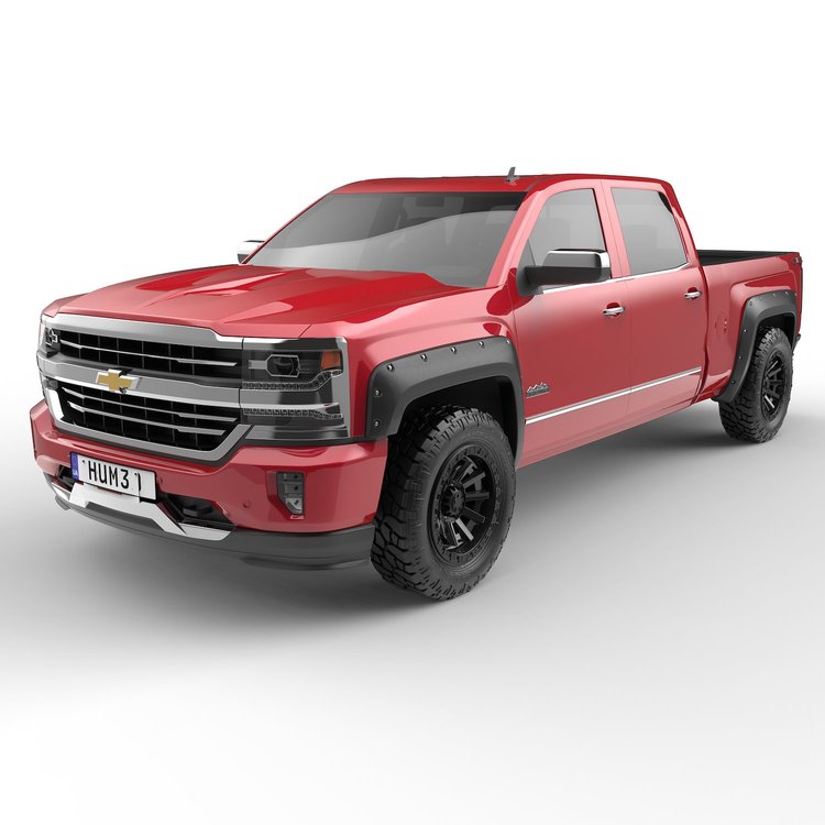 BLF1009 Baseline Bolt-Style Fender Flares, Set of 4