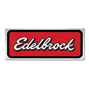 Banner 99" X 42" Edelbrock