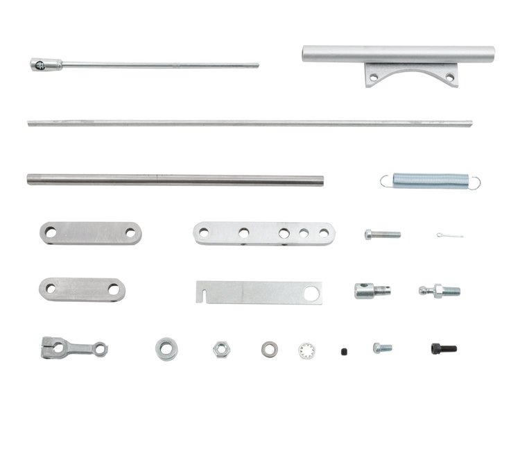 94 Series Carburetor Straight Throttle Linkage Kit Six Carb Set-up