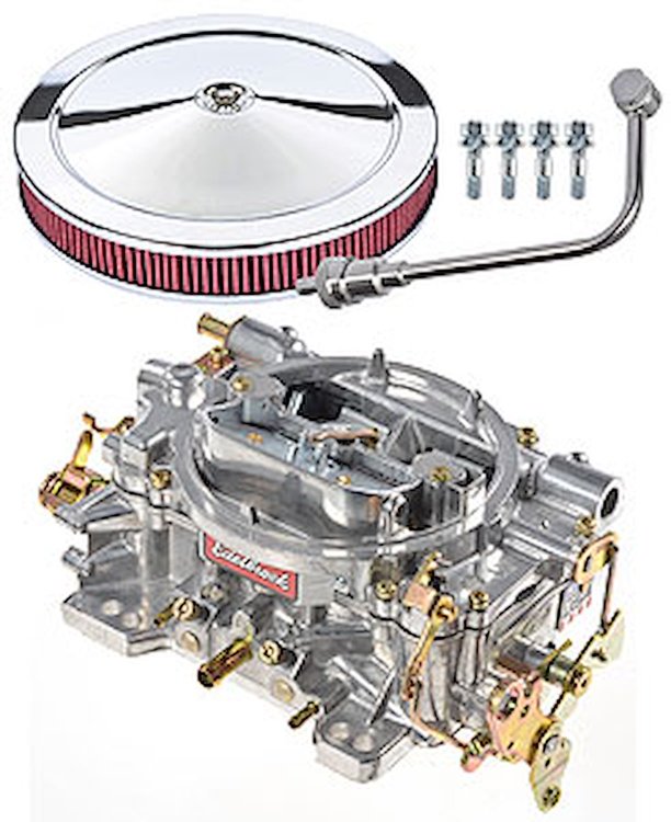 Performer Series 500 CFM Chrome Manual Choke Carburetor Kit