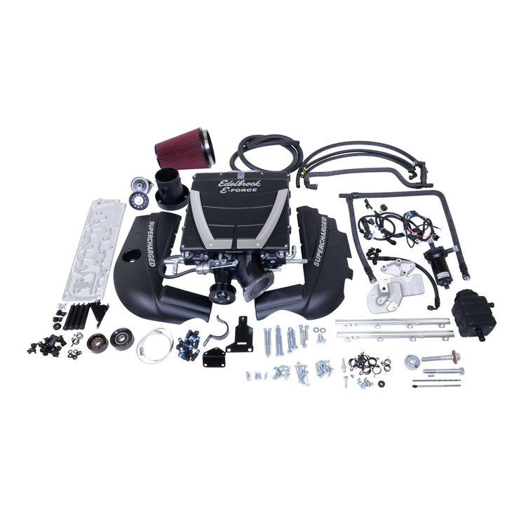 E-Force Universal Supercharger Kit for GM Gen IV LS3 Engine with Gen V Camaro Accessory Drives